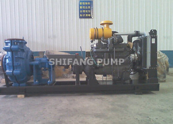 diesel engine Slurry Pump Black，